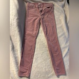 Dusty rose skinny cords from Loft-size 29/8